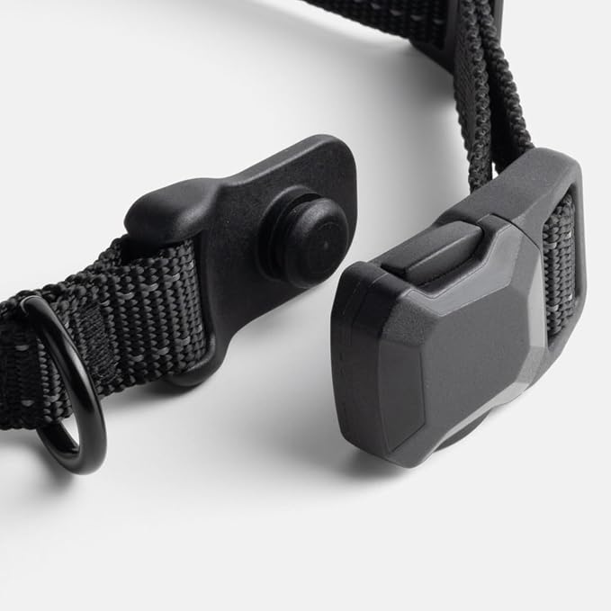 Dog Training Collar to Stop Dog from Pulling on Walks, Remote-Free (MED)