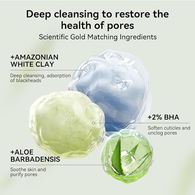 LANBENA Blackhead Mask, Nose Plants Pores Strips Blackhead Remover Mask Peel off Mask Facial Pore Cleanser Purifying Face Mask Nose Strips (1.06 Ounce) - White