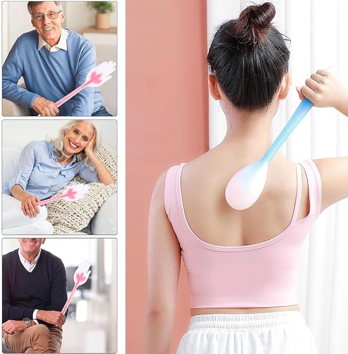 OULIGET Body Massage Stick Body Meridians Pat Massager,Manual Massage Hammer for Sore Muscles Back Shoulders Neck Legs,2 Pieces