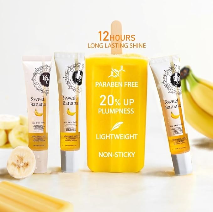 ROSÉE & CO Rosee Lip Gloss Vegan & Cruelty Free Treatment, Professional Make up, Long Lasting Glossy with Shea Butter, Moisturize, Protect & Smooth, High Shine, Non-Sticky - Set of 8-2