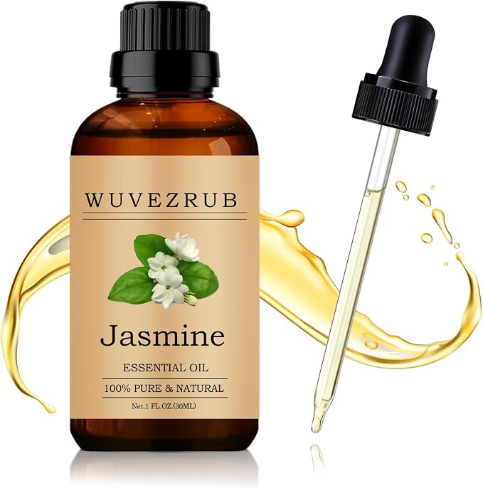 Jasmine Essential Oil 30ML - 100% Pure and Natural Oils for Aromatherapy Diffuser - 1 Fl Oz/Jasmine