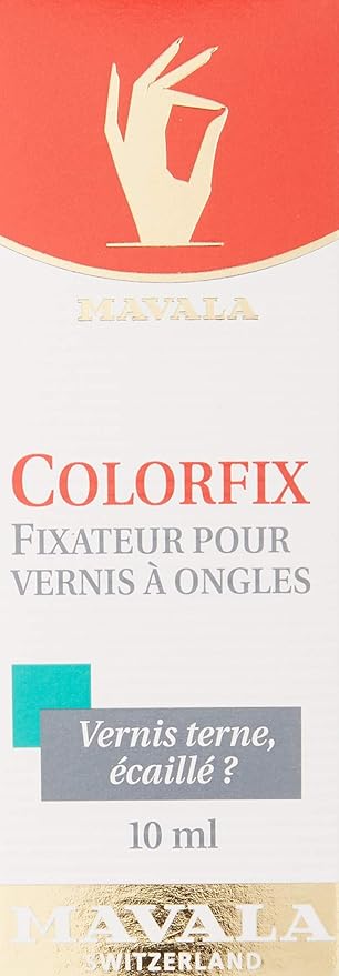 Mavala Nail Top Coat, Colorfix, 0.3-Fluid Ounce