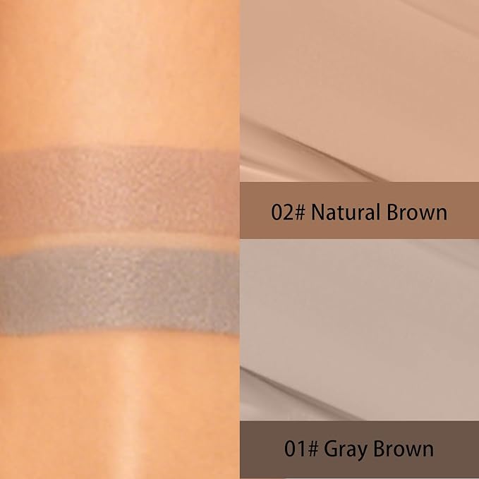 2 PCS Warm and Cool Toned Contour Stick, Natural Matte Cream Contour Stick, Lightweight and Smooth Cream Bronzer Stick for Face Shaping Contouring Makeup, 01+02