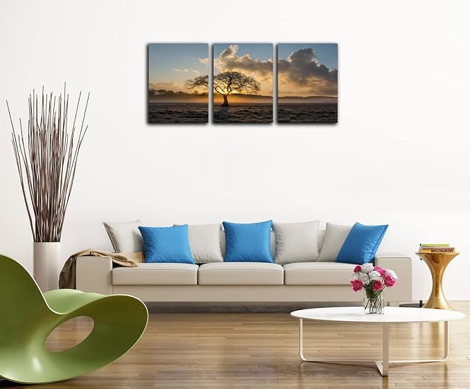Motivational Wall Art Inspirational Entrepreneur Quotes Canvas Painting Tree of Life Modern Inspiring Posters Framed Artwork Decorations for Living Room Home Office House Decor
