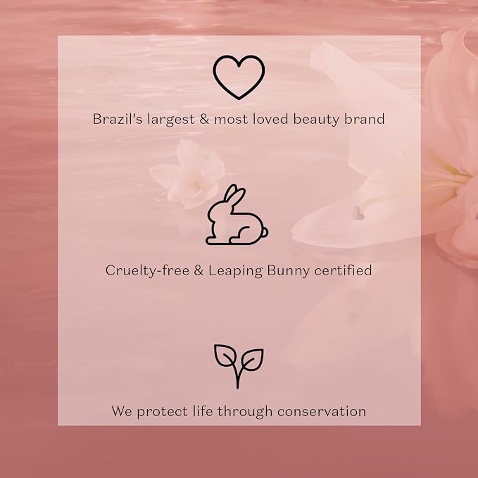 O Boticário Love Lily Eau de Parfum - Long Lasting Perfume for Women - 2.5 oz / 75 ml, Premium Brazilian Floral Fragrance with Grand Rose & Lily Notes, Romantic Signature Scent, Women's Perfume Gift