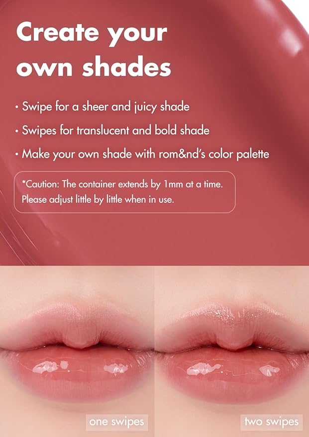 rom&nd GLASTING MELTING BALM 05 Nougat Sand | K-Beauty Juicy Lip Glow for Plump, Hydrated Lips & Buildable MLBB Color