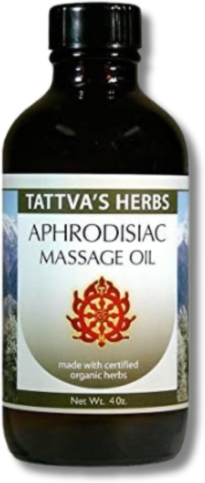 Tattva's Herbs Aphrodisiac Massage Oil for Women, Men & Couples - Contains Ashwagandha, Agarwood, Cinnamon - 4 oz. 25 Years of Premium Service