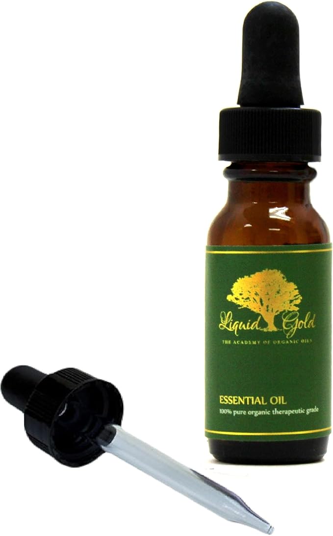 Liquid Gold Inc - 0.6 oz with Dropper - Premium Monarda Essential Oil - Pure Organic Natural Aromatherapy