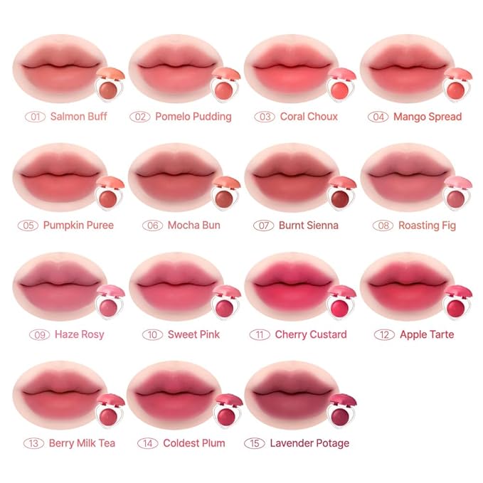dasique Souffle Color Pot #12 Apple Tarte – Makeup Blush, Buildable Silky-Smooth Texture, Build-In Mini Brush, Multi-Use For Cheek and Lip