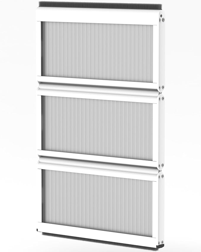 3-Panel Airseal Pet Door Flap 10.25x15.75in XL, Metal Connection