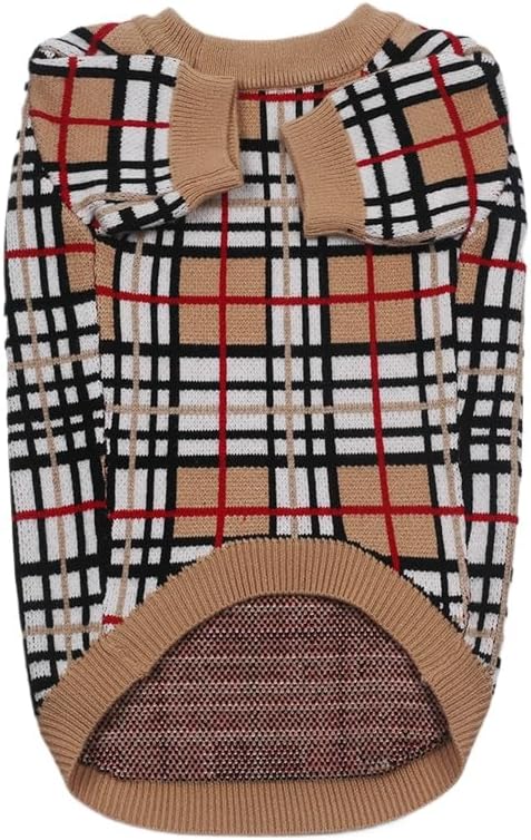 Everything Chic Luxury Dog Sweater – Soft Knit Designer Pet Outfit for Small Dogs & Puppies, XS–L, Stylish Warm Clothing for Yorkies, Chihuahuas, Dachshunds, Maltese, French Bulldog
