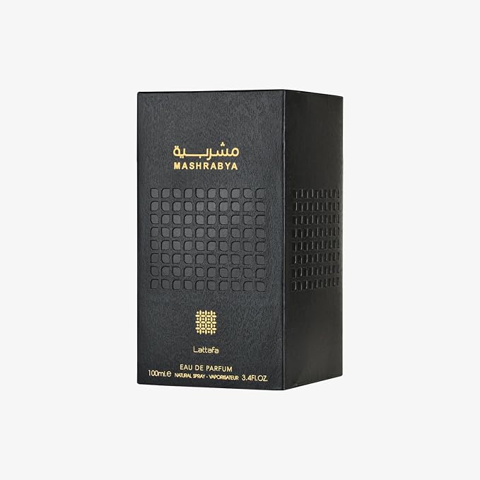 Lattafa Mashrabya for Unisex Eau de Parfum Spray, 3.4 Ounce / 100 ml