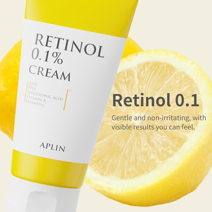 aplin RETINOL 0.1 CREAM/Skin Moisturizer/Facial Moisturizers Official/Korean Cosmetics/Korean Skin Care/RETINOL