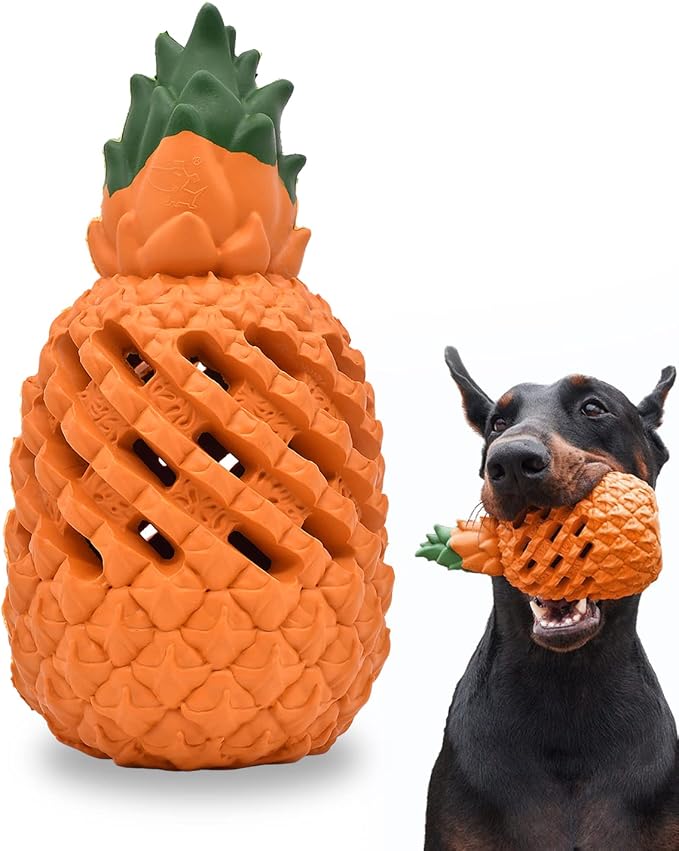 Pineapple Dog Chew Toys - Indestructible Toys for Medium Aggressive Chewers