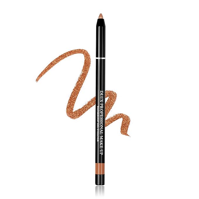 DLUX PROFESSIONAL Gel Eyeliner - 4g Stick Eye liner, Waterproof Pencil Gel Liner, Smooth Cream Eye shadow, Smudge-Free, Long-Lasting, Intense Colours, Easy To Use Korean Cosmetic