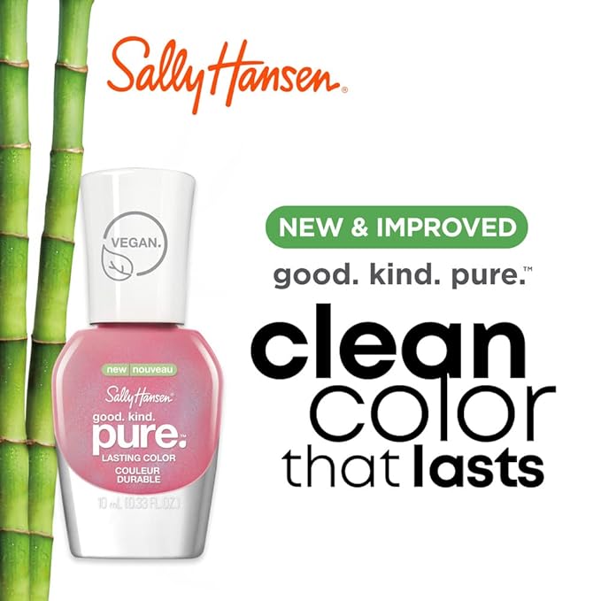 Sally Hansen Good.Kind.Pure Geode to Joy Collection - Nail Polish - Powder Room - 0.33 fl oz (Pack of 2)