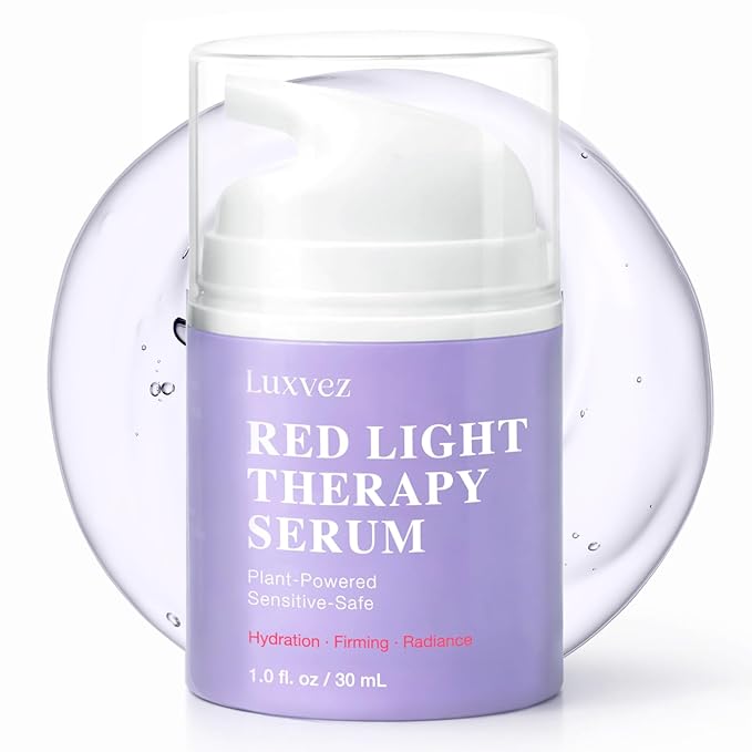 Red Light Therapy Activation Serum for Face – Hydrating & Firming Booster for LED Red Light Devices – Anti-Aging Green Tea Serum with Niacinamide, Hyaluronic Acid, Peptides & Collagen – 1 fl oz