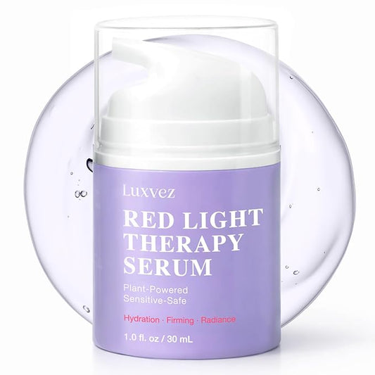Red Light Therapy Activation Serum for Face – Hydrating & Firming Booster for LED Red Light Devices – Anti-Aging Green Tea Serum with Niacinamide, Hyaluronic Acid, Peptides & Collagen – 1 fl oz