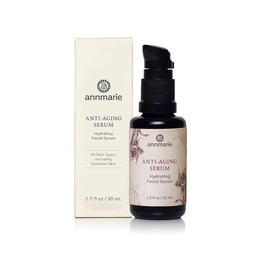Annmarie Skin Care Anti-Aging - Aloe-Vera Based Serum with Hyaluronic Acid & Herbal Extracts. Hydrating & Firming Serum for Dry Skin, Fine Lines & Wrinkles, For All Skin Types (30ml, 1.0 fl oz)