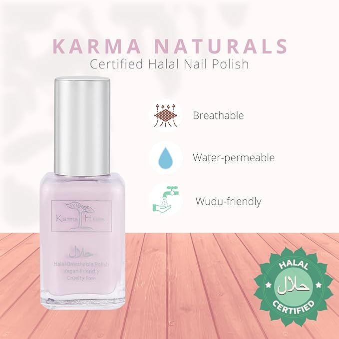 karma organic Natural Nail Polish, Vegan, and Cruelty-Free, No Toluene, No Formaldehyde, No DBP, and Free of TPHP, Meena