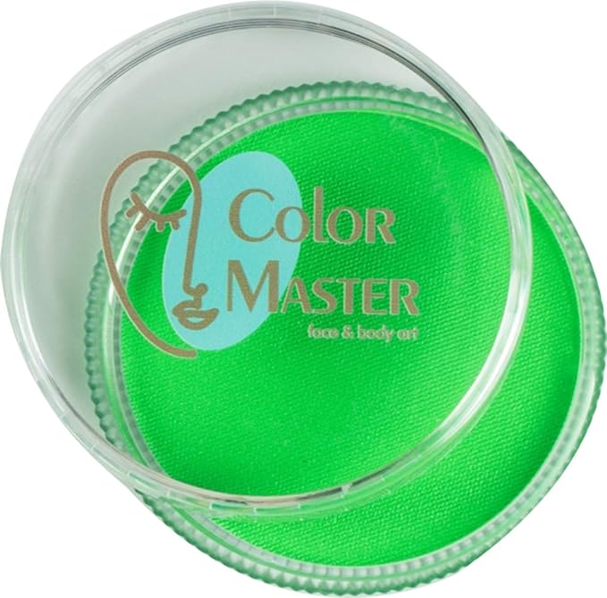 Face and Body Paint (water-based) Neon Green(30gm) Non-Toxic High-Quality Paint for Children and Adults Halloween Makeup, Costumes, Festivals