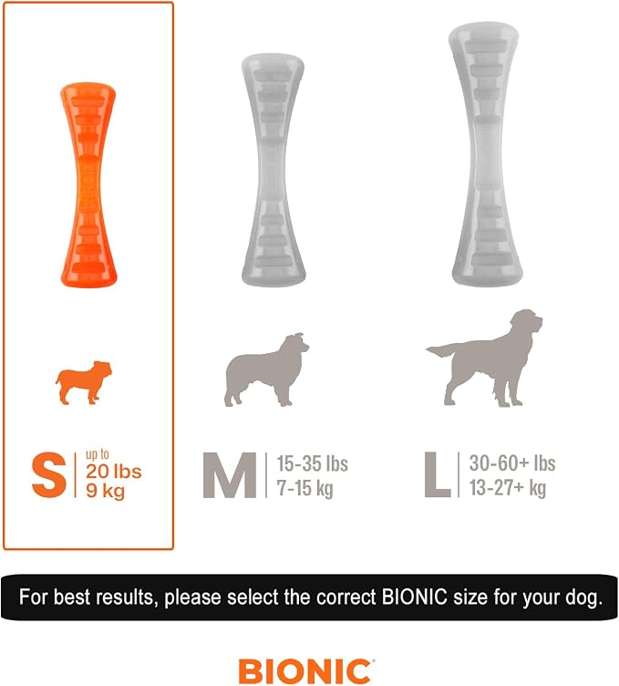 BIONIC Urban Stick Dog Toy for Dogs Up to 20 lbs, Small