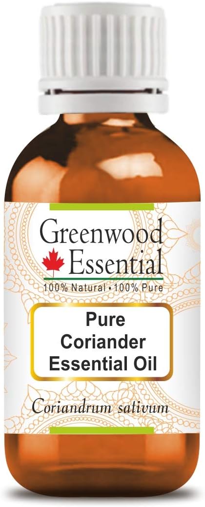 Greenwood Essential Pure Coriander Essential Oil (Coriandrum sativum) 100ml (3.38 oz)