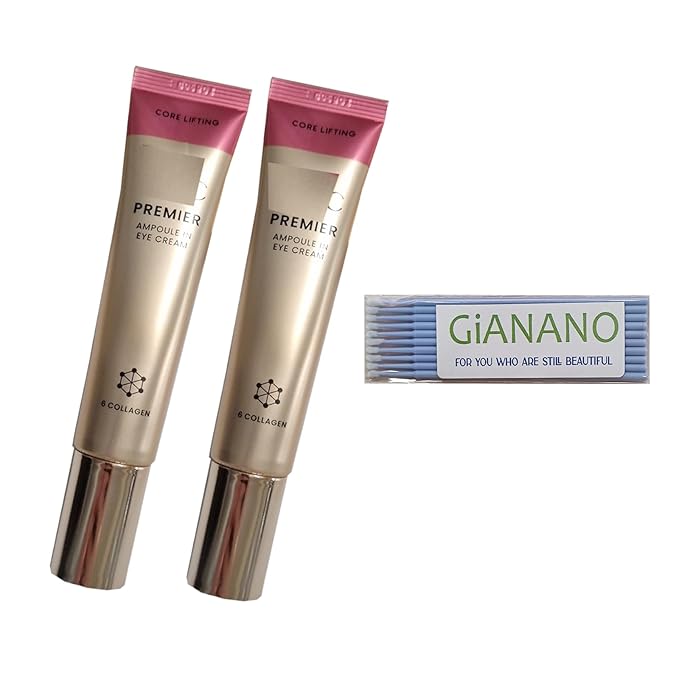 Premier Ampoule in Core Lifting Eye Cream, Hydrating & Firming Under Eye Cream, Moisturizing Anti-Aging Cream, 40ml (2-Pack)