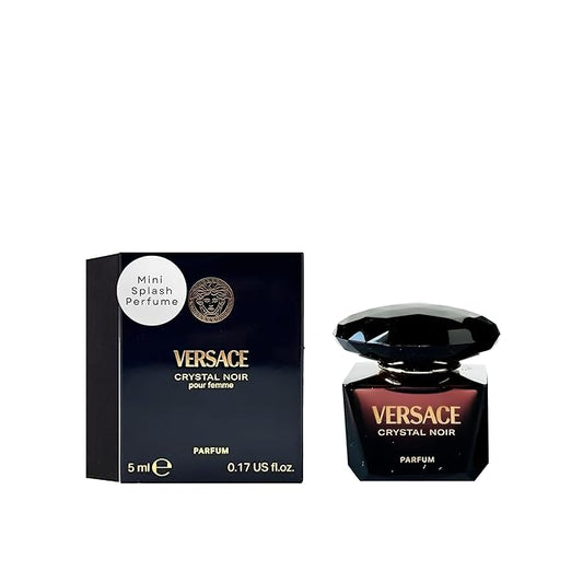 Versace Crystal Noir Perfume for Women Mini Parfum Splash 0.17 Ounce