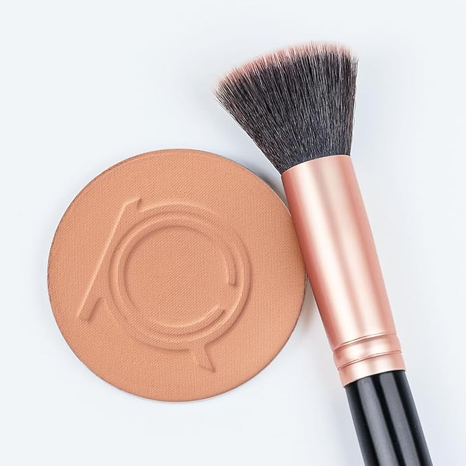 Makeup Beauty Pressed Powder foundation Compact Full Coverage Foundation Skin Care Face Makeup Essentials Contour Palette Setting Powder fit me powder foundation makup 0.49 OZ (Trigueño, 0.49 OZ)