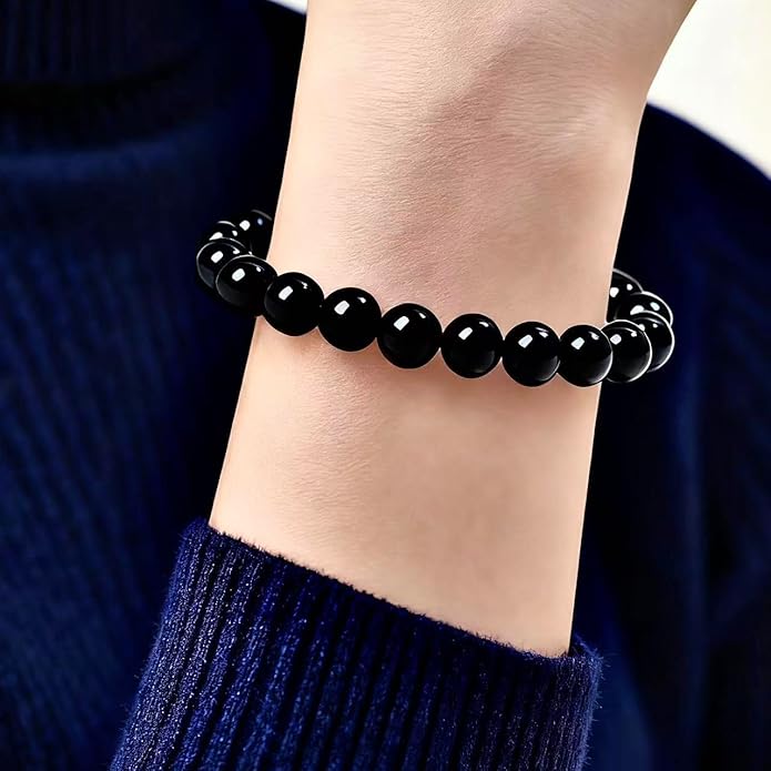 Bracelets for Women，Stretch Unisex Crystal Bead Bracelet -Chakra Healing Stone Luck Energy Bracelet, Ideal Graduation Birthday Gift
