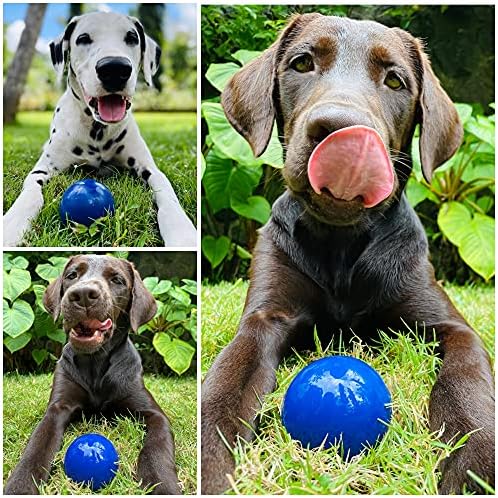 Tuff Pupper SuperChewer Tough Dog Ball Toy | Lifetime Replacement | Strong Natural Rubber | Great Dog Fetch Toy | Chew Toys for Dogs | Ultra Durable Chew Toys for Aggressive Chewers | for All Breeds