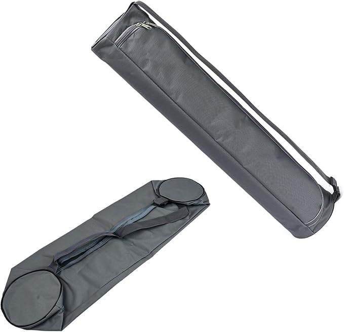 Yoga Mat Bag,Oxford Carry Case with Adjustable Strap,Lightweight Holder for Gym Fitness Travel Sports,Fits 28.3 x 6.3 Inch Mats