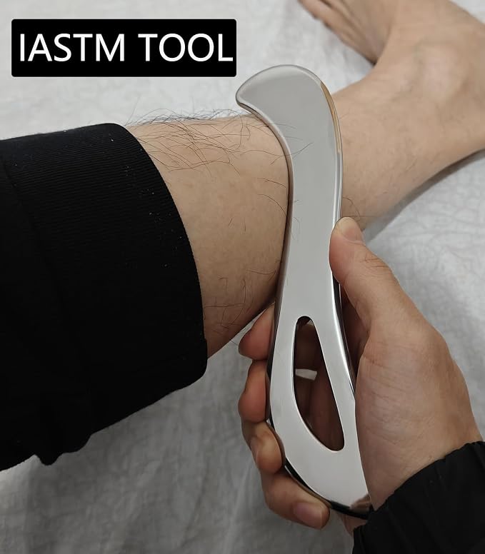 4 in 1 Stainless Steel Muscle Scraper Tools Set,Gua Sha Massage Scraper Scraping Tool Physical Therapy (4PCS Set)