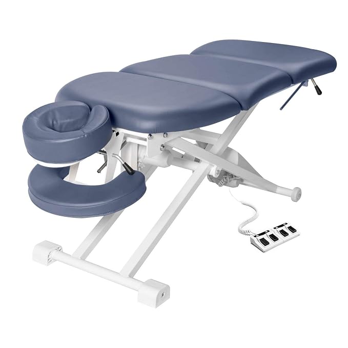 Master Massage 30" TheraMaster 4 Section Powerlift Royal Blue