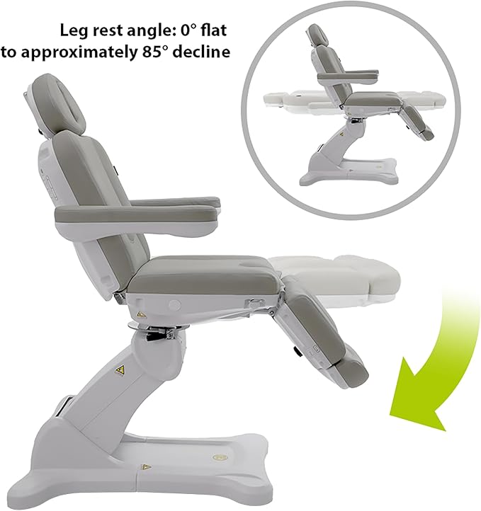 SKINACT Malibu Electric Medical Spa Treatment Table (Taupe)