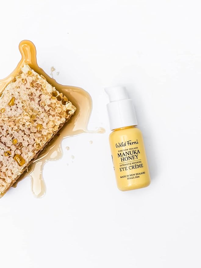 Wild Ferns Manuka Honey Intensive Refining Eye Crème, 92% Natural, 30 milliliters