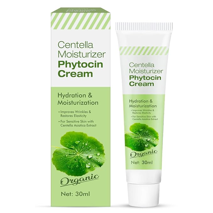 ITECFREELY Moisturizer Phytocin Cream, Natural Centellâ Asiatica Extract Cream for Sensitive Skin, Helps Soothe and Hydrate for Smoother Skin