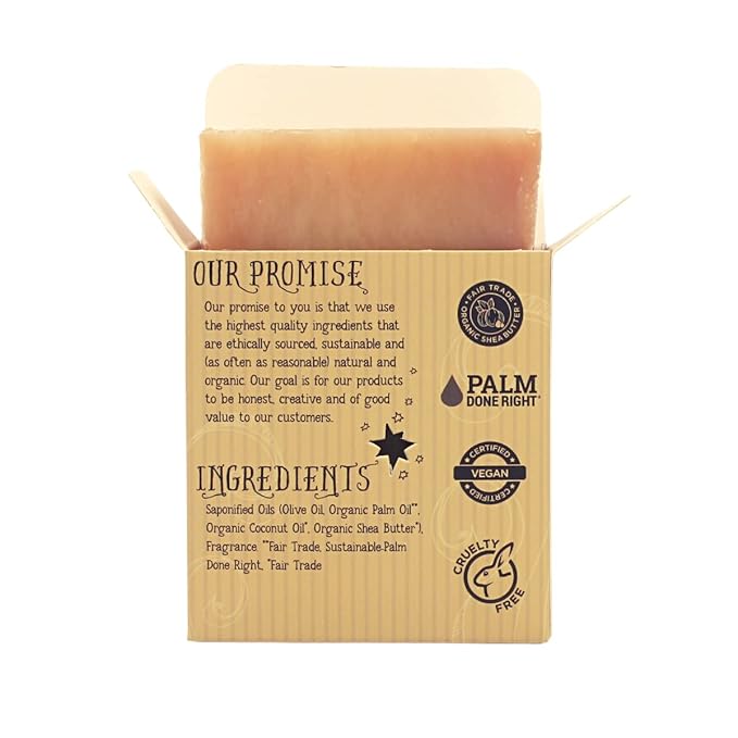 Natural Antique Sandalwood Bar Soap - Gentle Cleansing for Sensitive Skin, Floral - 3 Pack