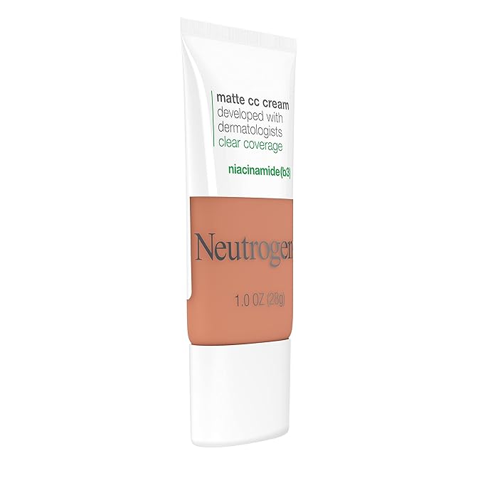 NEUTROGENA Clear Coverage Color Correcting Cream 1.0 oz. 7.5 / Ginger (Pack of 2)