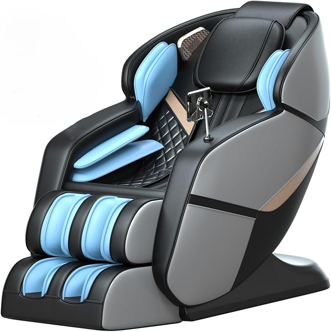 Full Body Massage Chair,Dual-core S Track Zero Gravity Massage Recliner Chairs with 24 Rollers, 5 Auto Modes, 16 Airbag, Back Leg Heating, Bluetooth, Home or Office Use