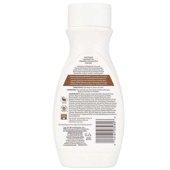 Palmers Coconut Oil Body Lotion 8.5 Ounce (251ml) (3 Pack)