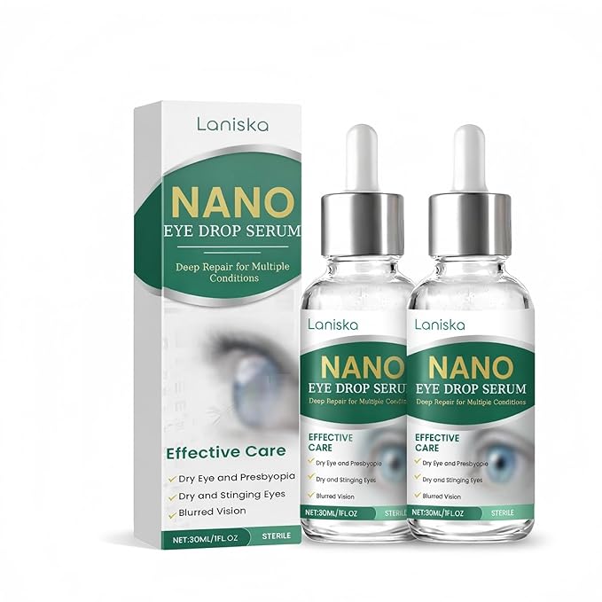 Eyes Optifusion Drops, Herbionyx Nano Drop Serum with Lutein, Vitamin C/E. 2pcs