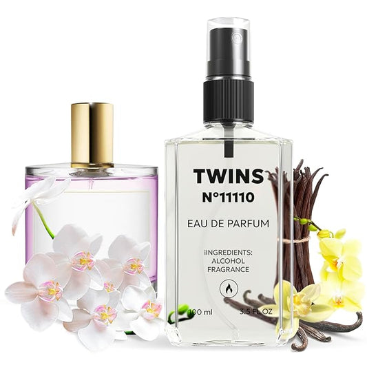 TWINS Impression of Purple Mol. | Unisex Perfume for Women and Men Eau de Parfum | No.11110 | 3.4 Fl Oz / 100 ml