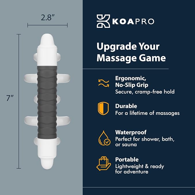 KOA KOAPRO Fascia Massage Tool Cellulite, Trigger Point Massage Tool - All-in-One Full Body Massage, Facia Blaster, Head Massager, Shoulder Massager, Deep Tissue Muscle Massagers