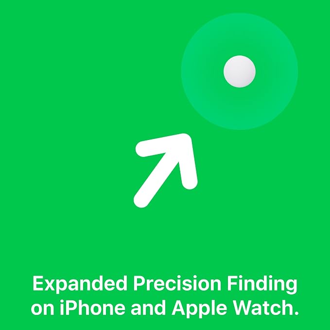 Apple AirTag (2nd Generation) - 4 Pack: Tracker for Keychain, Wallet, and More; Locator with Sound; Simple One-Tap Setup with iPhone or iPad; Key Finder with up to 1.5X Precision Finding Range*