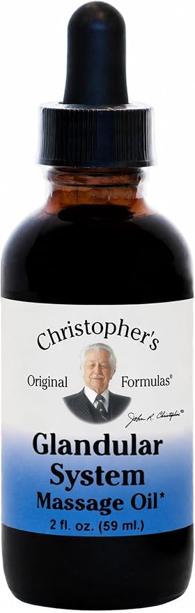 Christopher's Original Formulas Glandular System Massage Oil, 2 fl oz (59 ml)