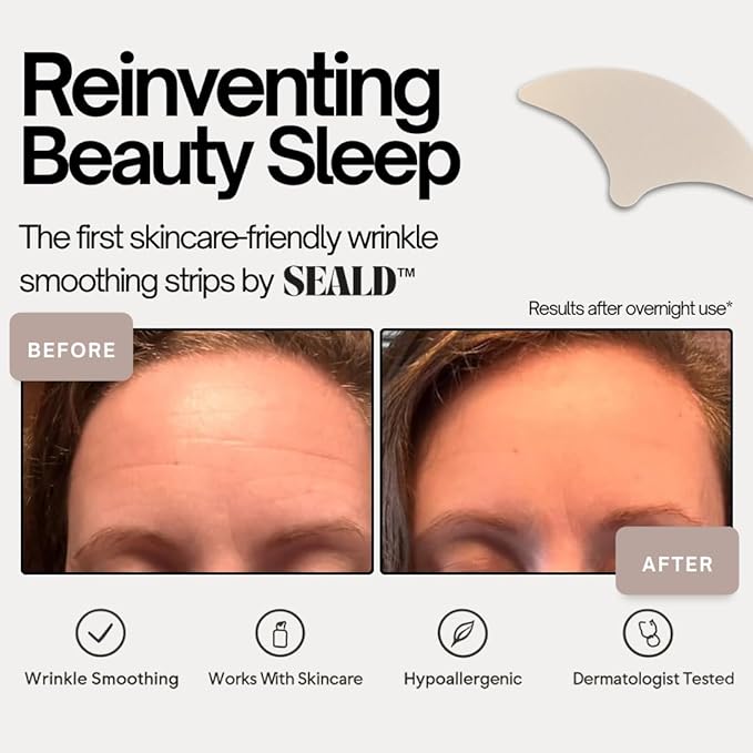 SEALD™ Forehead Tape – Wrinkle Smoothing Patches
