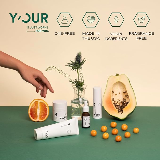 Y’OUR Essential 3-Step Acne Kit: Purifying Cleanser, Anti-Acne Serum & Healing Patches; Pimple Clearing, Pore Minimizing Skincare Routine. Made in USA. Suitable for All Skin Types. Holiday Gift Bundle