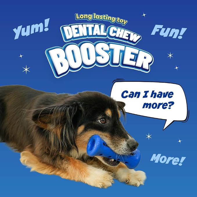 SuperPaw Dog Dental Chews (Seaweed, M) & Chew Holder (M) Bundle Kit